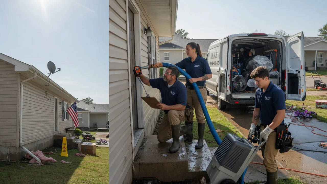 Ceiling Water Damage Restoration in Buffalo, IL near me